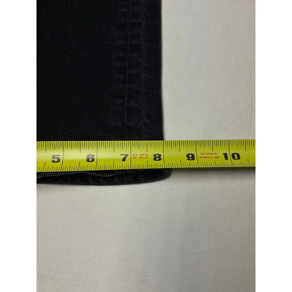 Levis 541‎ Premium Big E Athletic Taper Mens Black Denim Jeans 38x29
